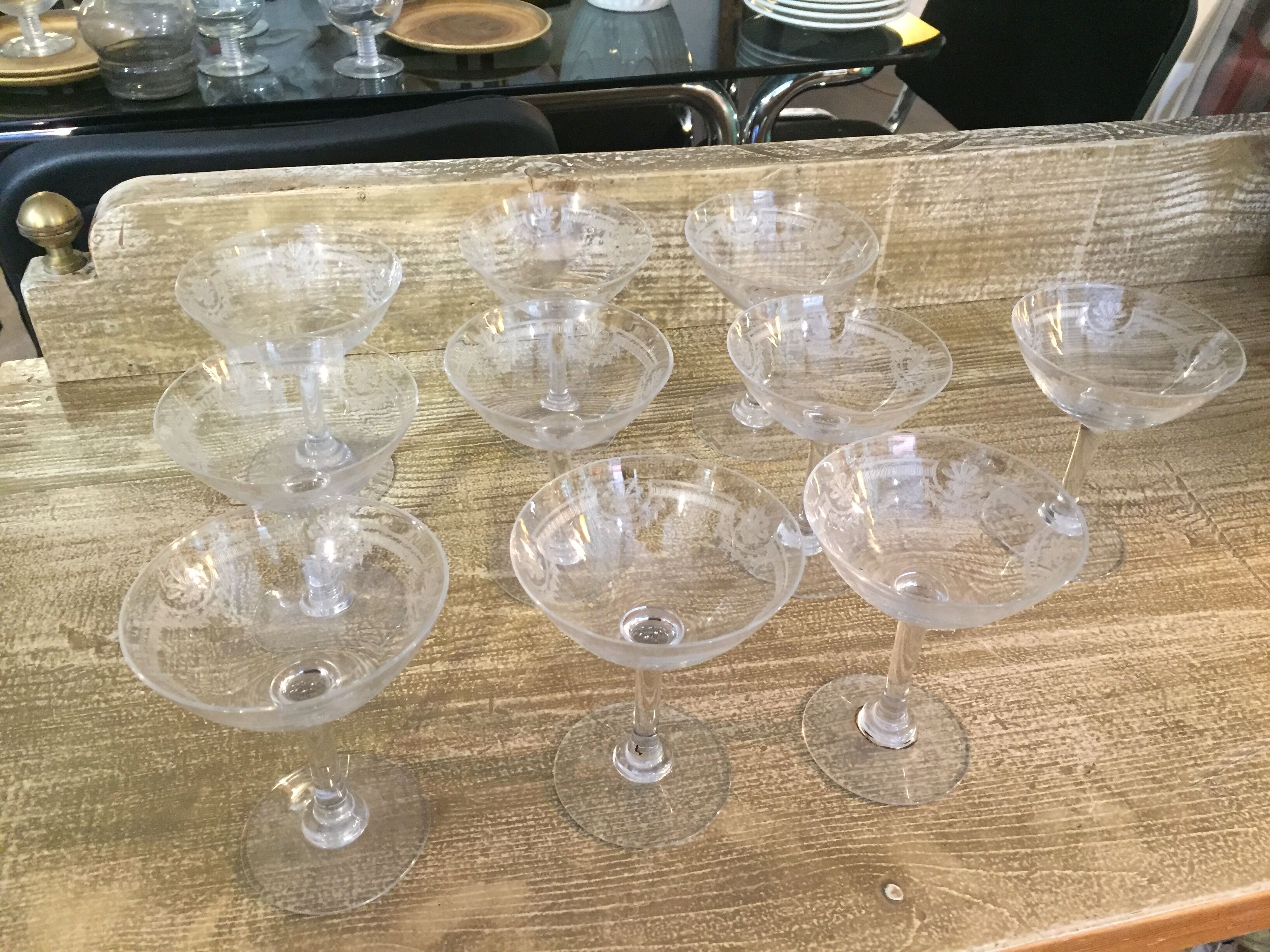 Champagne glasses
