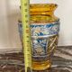 Art Deco polychrome crystal vase