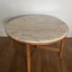 Table basse marbre rosé vintage