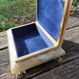 Onyx jewelry box.