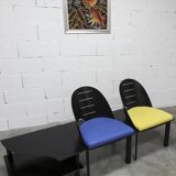 Set de 2 fauteuils et table basse design patrice bonneau éditi