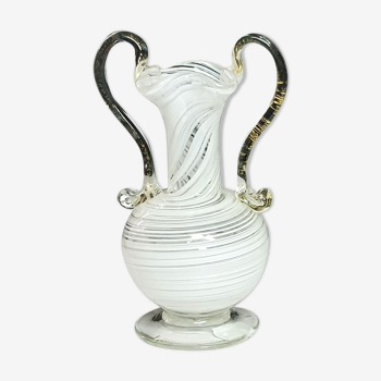 Vase balustre en verre