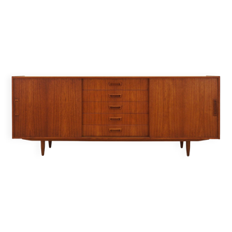 Teak sideboard, Danish design, 1970s, manufacturer: Vemb Møbelfabrik