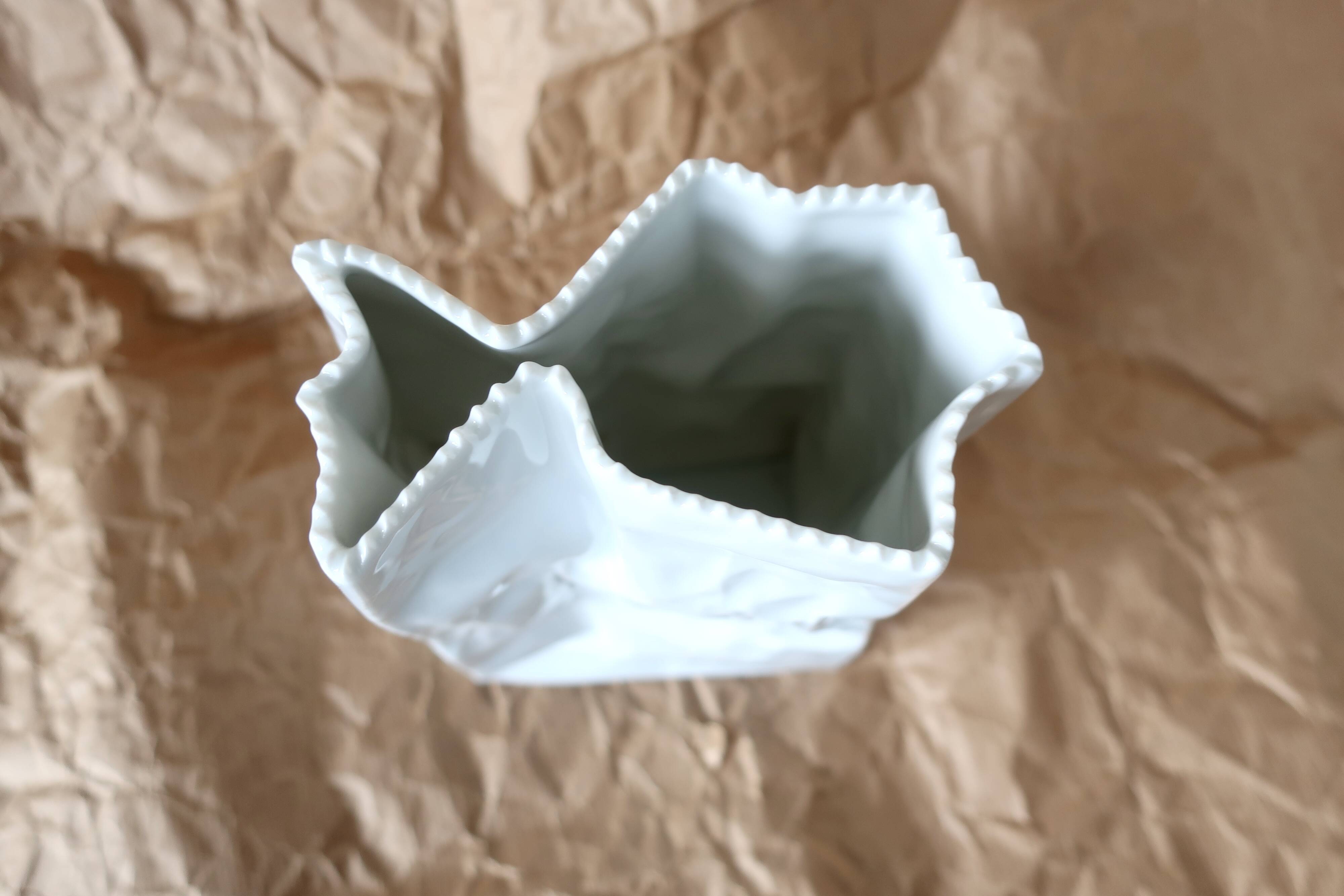 Tapio Wirkkala for Rosenthal Studio, “Paper Bag” Vase 18.6 cm