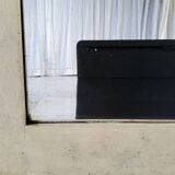 Patinated trumeau mirror