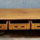 Very large English style coffee table in walnut from the 20th century