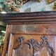 Showcase bibliotheque louis xv in chene of the xix th century