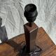Vintage wooden designer lamp base H43