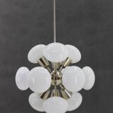 1970s Chrome Plated  12-Flamming  Sputnik , Czechoslovakia