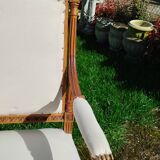 Paire de fauteuils anciens style louis xvi