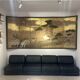 DS76 sofa by De Sede, 4 modules, circa 1980, navy blue.