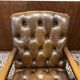 Chaise de bureau Chesterfield anglaise, chaise de président.