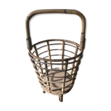 Rattan sewing basket