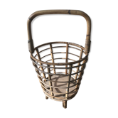 Rattan sewing basket