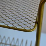 Vintage end table / coffee table & magazine rack