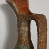 Vintage Egyptian Patterned Pitcher Vase