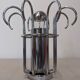Modernist Space Age lamp in chrome metal from the 60s/70s