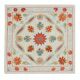 SET OF 2 - 100% Silk Cushion Covers. Embroidered Accent Pillows. Suzani Throw Pillows