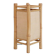 Vintage Japanese Tarogo table lamp in bamboo and linen