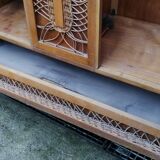 Wardrobe in China and rattan braces 60/70