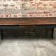Farm table in pitchpin and pine late XIX