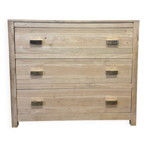 Commode en bois exotique