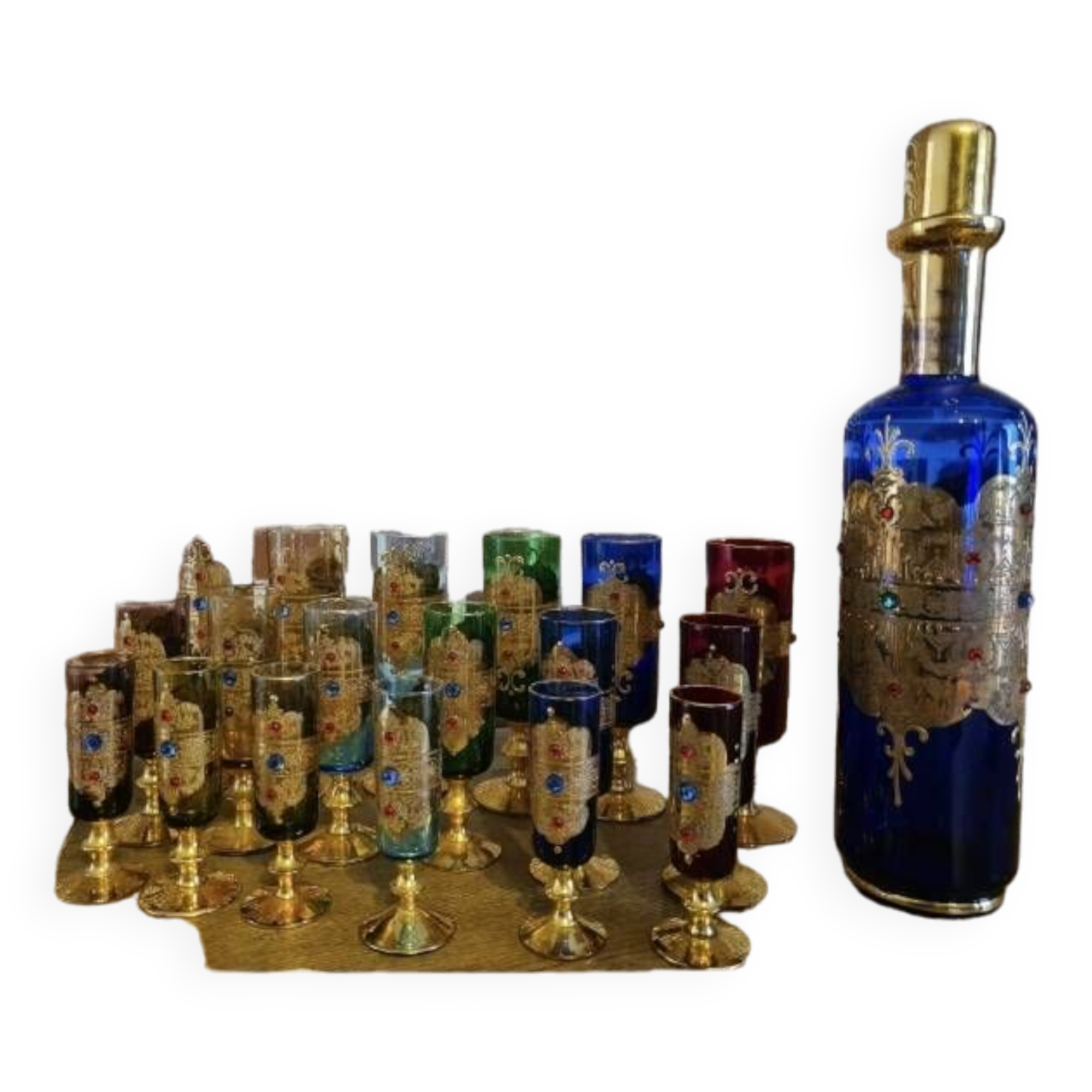 Service En Verre De Murano XXeme