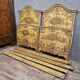 Pair of antique painted beds with floral decoration - 19th century - Venetian style