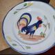 Assiette decorative en faïence