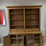 Light wood library