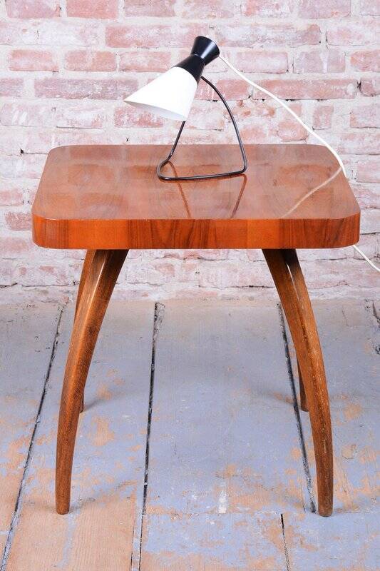 Mid-Century Czech Metal Table Lamp attributed to J. Hůrka for Napako, 1950s