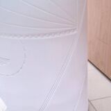 Eglantine Moreau ceramic and glass side table, France 1980