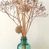 Petit flacon vintage bleu dark turquoise