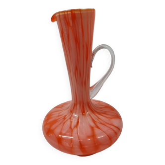 Vase cruche verre effilé, 1970
