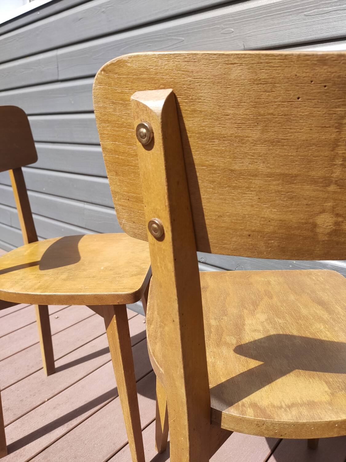 Pair of ELF bistro chairs