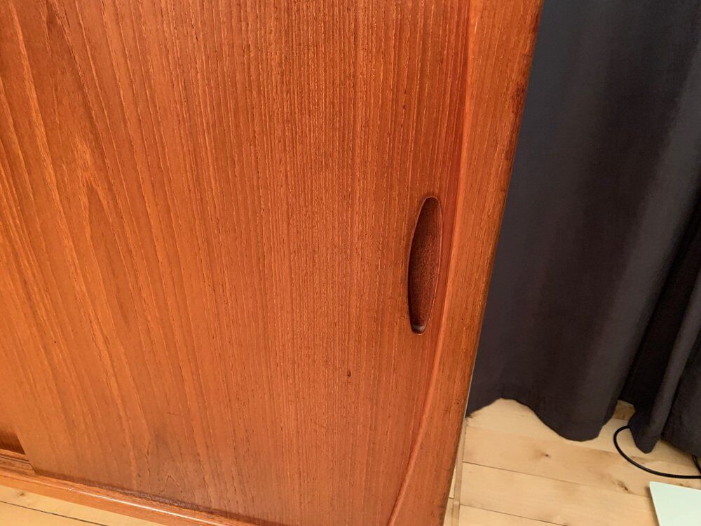 Danish highboard by Henning Kjaernulf for Bruno Hansen, 1960s