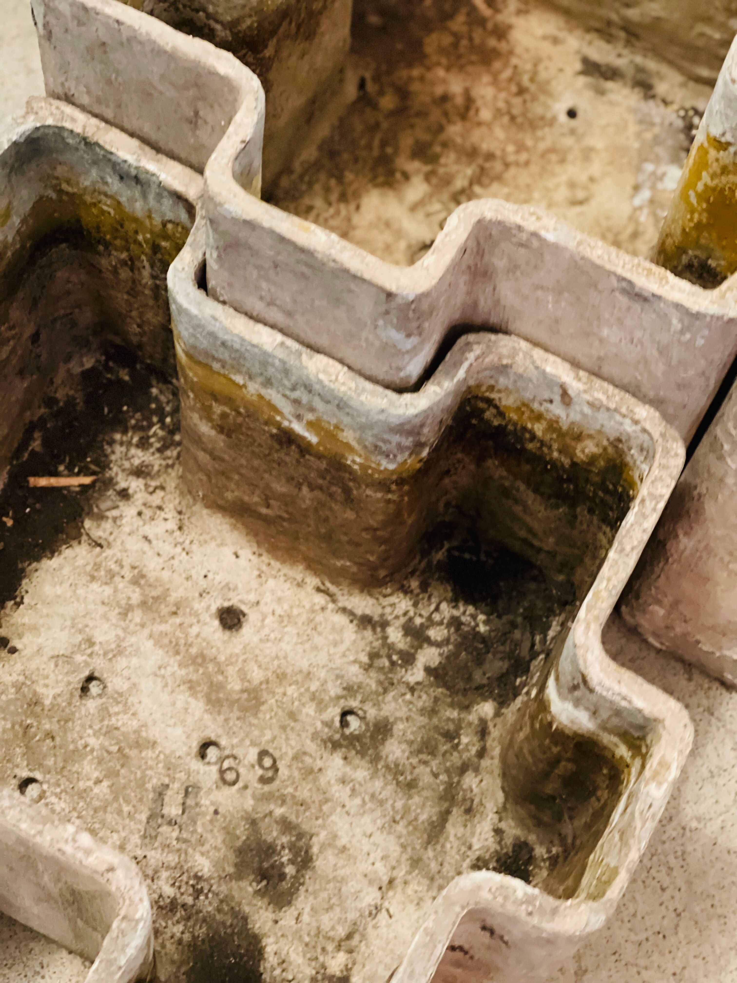 Trilogie bacs encastrable design 1960