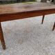 Table de ferme rustique en noyer -1m70