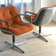 Pair of chairs by Charles Pollock, 1st edition, Edition Knoll