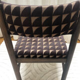 70's JF brown prestige wall chair