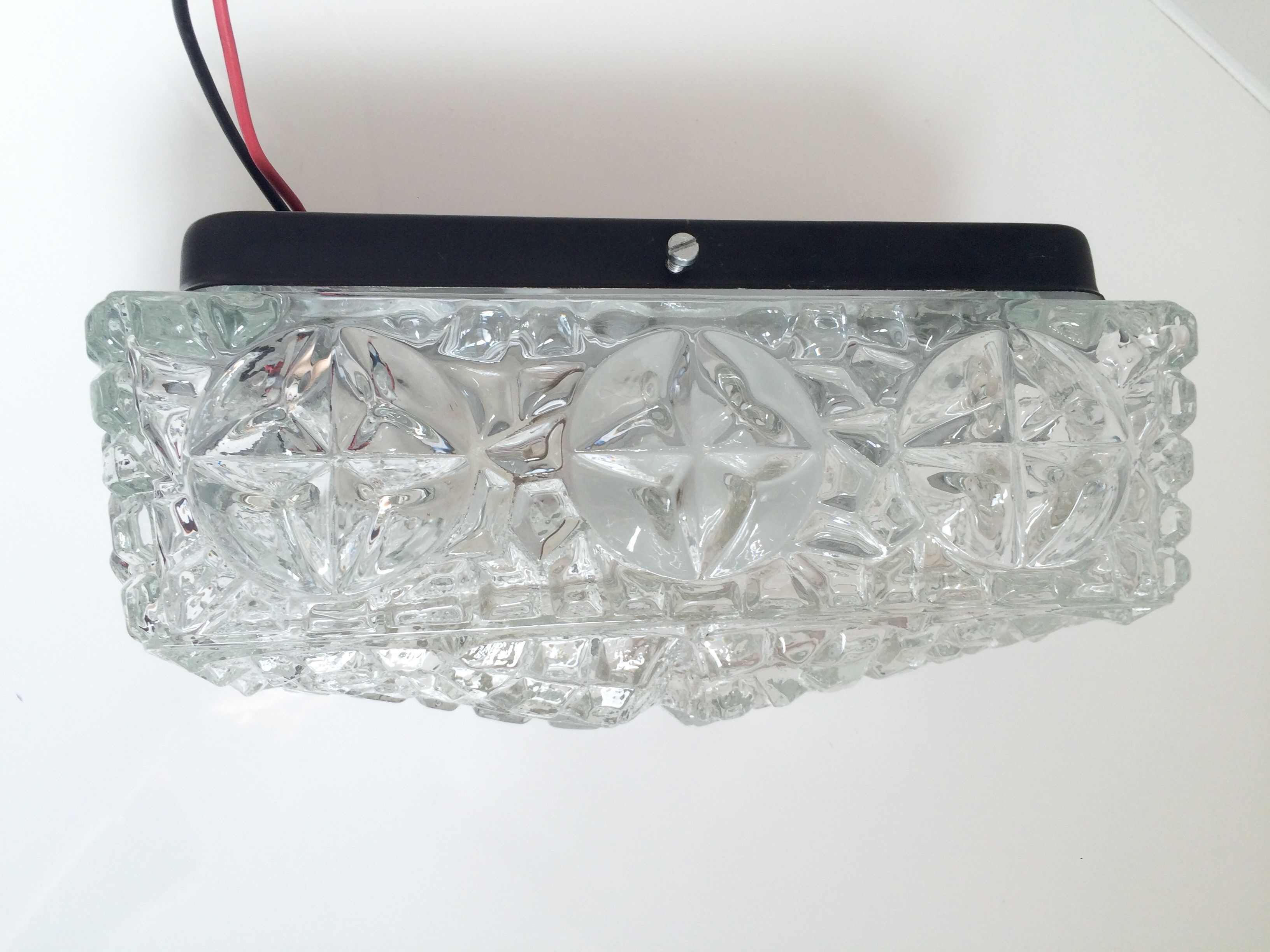 Chiseled glass ceiling