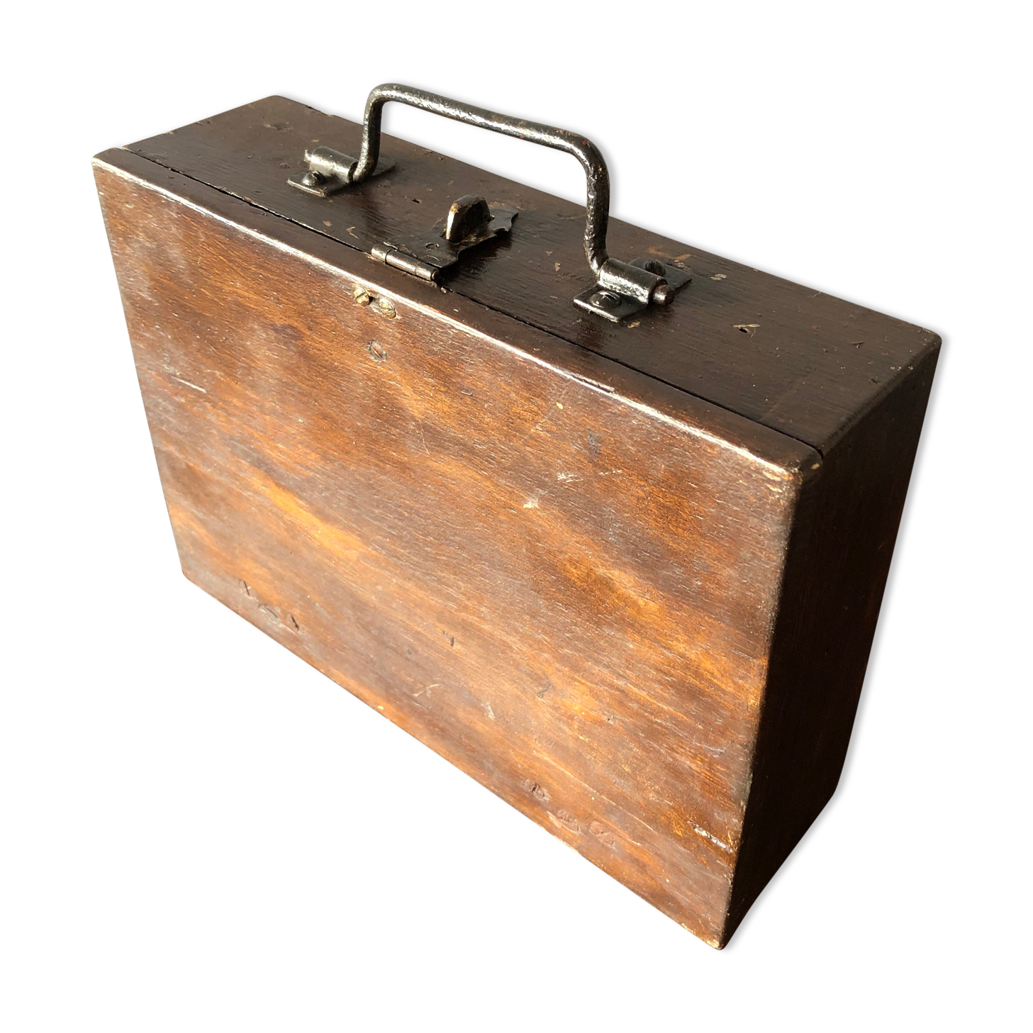Ancien Coffre Ou Boîte En Bois De Rangement - Vintage, Idéal Pour Bijoux Ou Trésors