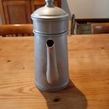 Old aluminium coffee pot