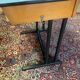 School desk blue formica desk from the 60s-70s