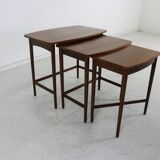 Sixties danish design rosewood nesting tables
