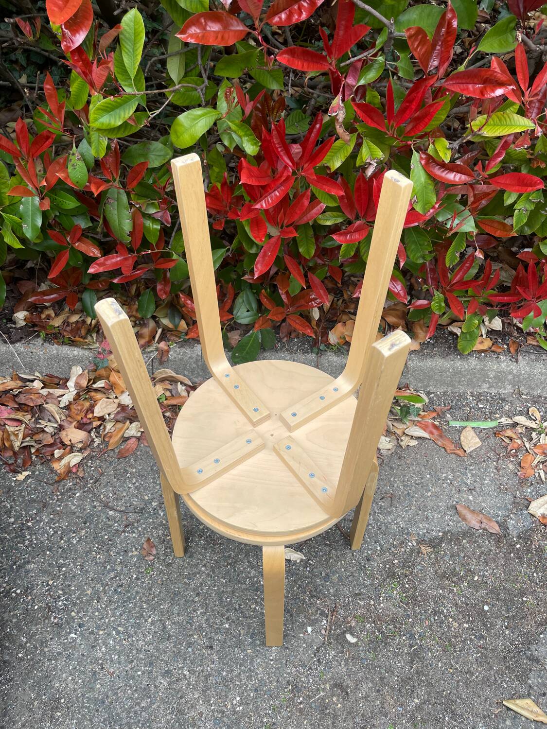 Pair of vintage IKEA Frosta stools