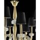 Modern Venetian “Rostrato” Murano Glass Chandelier