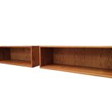 Two Mid Century floating cabinets