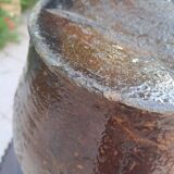 Cruche en terre cuite vernissée XIX ème