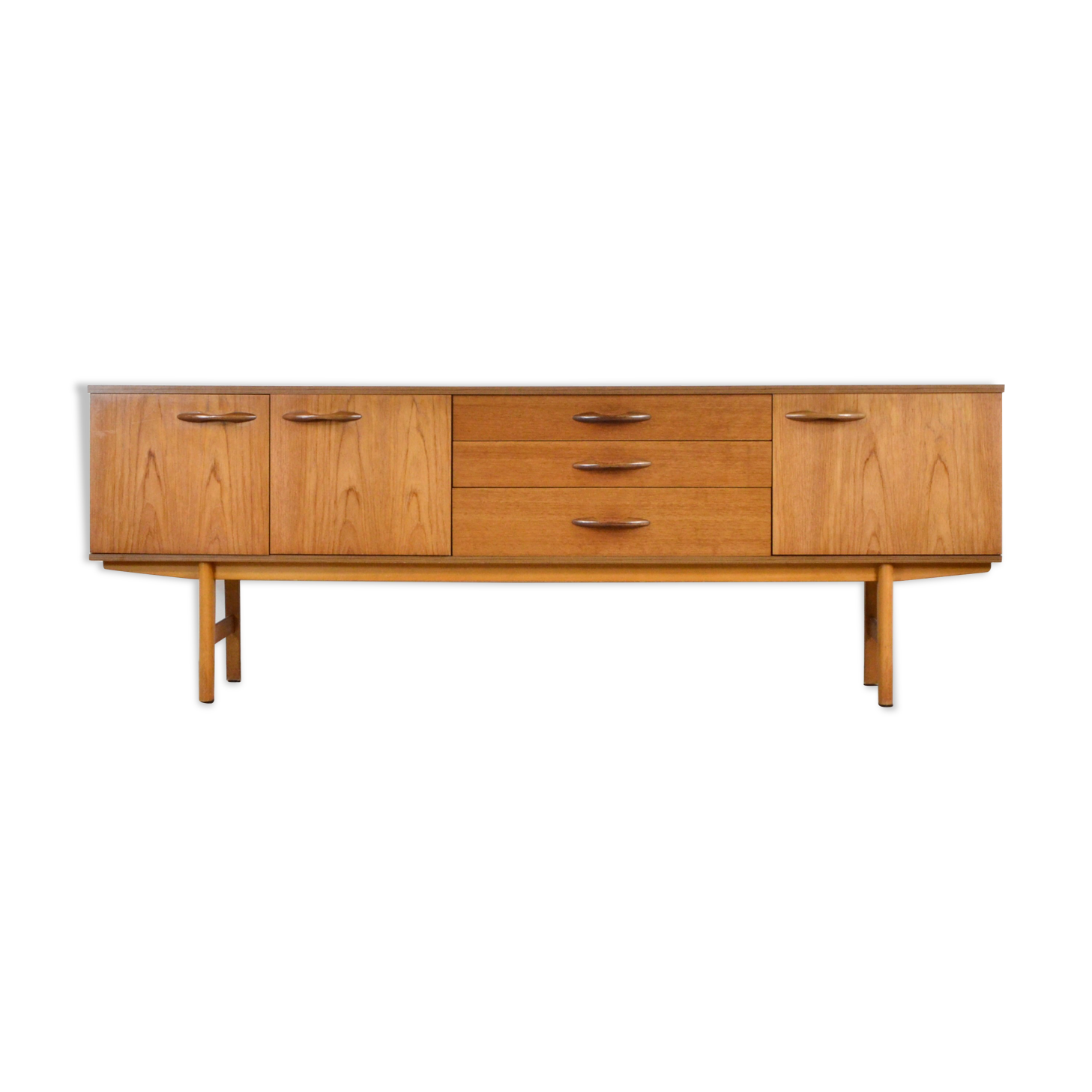 Midcentury 'avalon' teak sideboard / long john